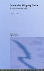 Cover of Down the slippery slope by Lamb, David