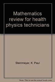 Front cover of Mathematics review for health physics technicians by K. Paul Steinmeyer