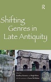 Front cover of Shifting Genres in Late Antiquity by Geoffrey Greatrex