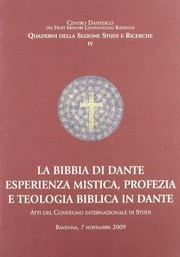 Front cover of La Bibbia di Dante by Giuseppe Ledda