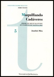 Front cover of Maquillando cadáveres by Juanluis Mira