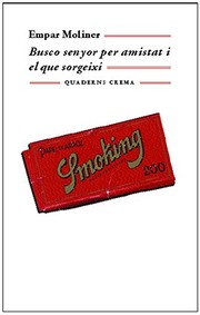Front cover of Busco senyor per amistat i el que sorgeixi by Empar Moliner