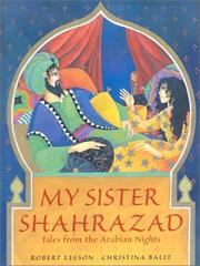 Front cover of My Sister Shahrazad by Robert Leeson