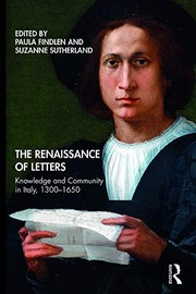 Front cover of Renaissance of Letters by Suzanne Sutherland