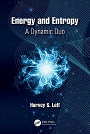 Cover of Energy and Entropy by Harvey S. Leff