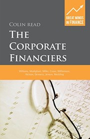 Front cover of The Corporate Financiers by Colin Read