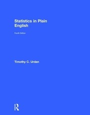 Front cover of Statistics in Plain English, Fourth Edition by Timothy C. Urdan