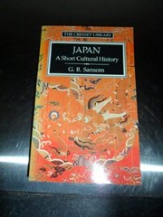 Cover of Japan by Sansom, George Bailey Sir