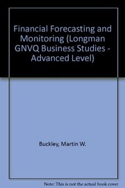 Cover of Financial monitoring and forecasting by Martin W. Buckley