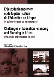 Front cover of Enjeux du financement et de la planification de l'éducation en Afrique by Adebayo O. Olukoshi