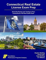 Front cover of Connecticut Real Estate License Exam Prep by Stephen Mettling