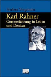 Cover of Karl Rahner by Herbert Vorgrimler