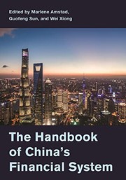 Front cover of Handbook of China's Financial System by Marlene Amstad