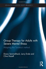 Front cover of Group Therapy for Adults with Severe Mental Illness by Diana Semmelhack