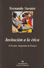 Front cover of Invitación a la ética by Fernando Savater