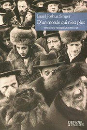 Cover of Fun a velt vos iz nishto mer by Israel Joshua Singer