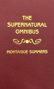 Front cover of The Supernatural Omnibus by Montague Summers