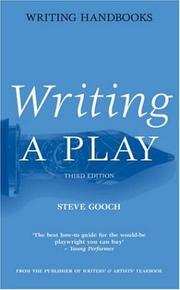 Cover of Writing a play by Gooch, Steve.