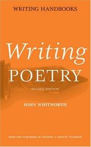 Cover of Writing poetry by John Whitworth