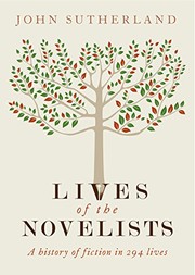 Front cover of The lives of the novelists by Sutherland, John