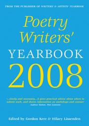 Front cover of Poetry writers' yearbook 2008 by Gordon Kerr