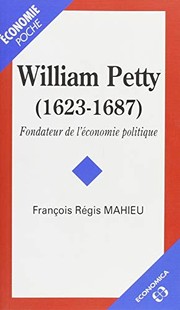 Front cover of William Petty by François Régis Mahieu