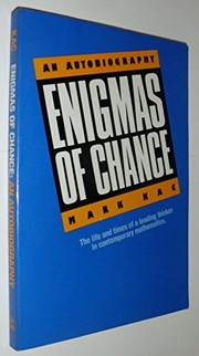 Front cover of Enigmas of Chance by Mark Kac