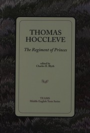 Cover of De regimine principum by Thomas Hoccleve