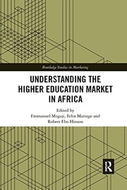 Front cover of Understanding the Higher Education Market in Africa by Emmanuel Mogaji