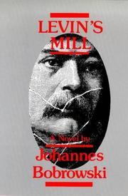 Cover of Levins Mühle by Johannes Bobrowski