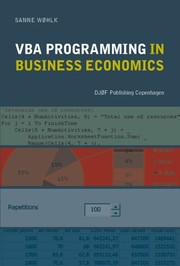 Front cover of VBA programming in business economics by Sanne Wøhlk