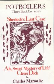 Cover of Potboilers by Charles Marowitz