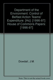 Front cover of Department of the Environment by Northern Ireland Audit Office.
