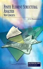 Cover of Finite element structural analysis by J. S. Przemieniecki