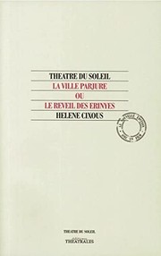 Front cover of La ville parjure, ou, Le réveil des Érinyes by Hélène Cixous