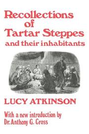 Front cover of Recollections of Tartar steppes and their inhabitants by Lucy Atkinson