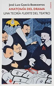 Front cover of Anatomía del drama by José-Luis García Barrientos