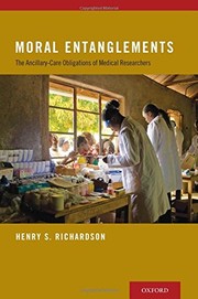 Cover of Moral entanglements by Henry S. Richardson