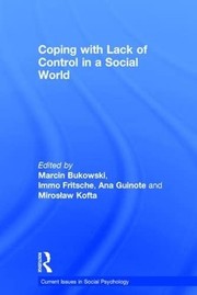Front cover of Coping with Lack of Control in a Social World by Marcin Bukowski