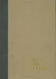 Front cover of Art and letters by F. Rutter