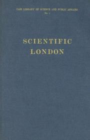 Cover of Scientific London by Bernard Henry Becker