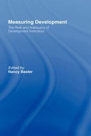 Cover of Measuring development by Nancy Baster
