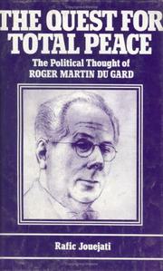 Front cover of The quest for total peace by R. Jouejati