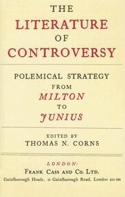 Front cover of The Literature of controversy by Thomas N. Corns