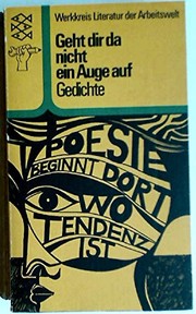 Front cover of Geht dir da nicht ein Auge auf. Gedichte by Godehard Schramm