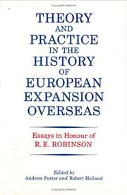 Cover of Theory and Practice in the History of European Expansionoverseas by Robert  F. Holland