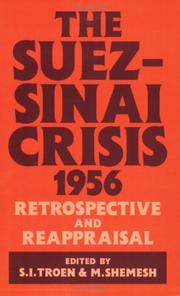 Front cover of The Suez-Sinai Crisis by Moshe Shemesh