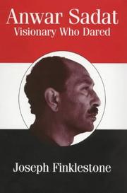 Cover of Anwar Sadat by Joseph Finklestone