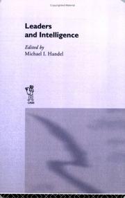 Cover of Leaders and intelligence by Michael I. Handel