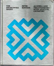 Cover of Algebra and trigonometry with analytic geometry by Earl William Swokowski